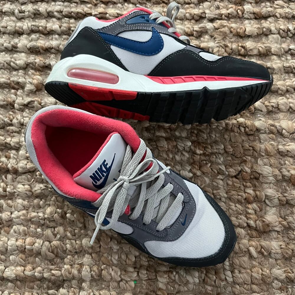 Nike Air Max Women’s Sneakers 611417-040 Gray Blue Pink Black Size 8 EU 39